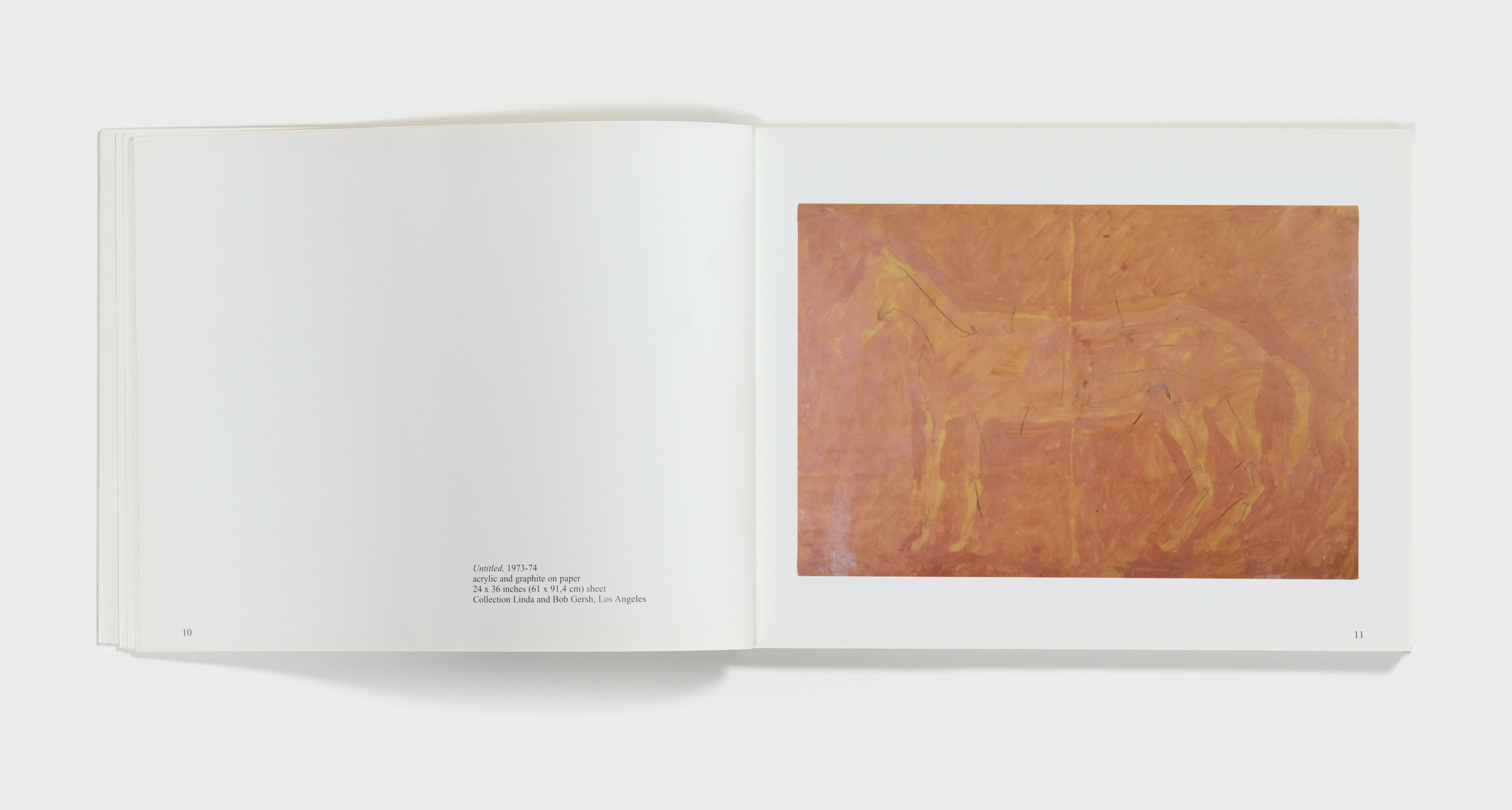 Drawings 1974-2004 by Susan Rothenberg — spread 1