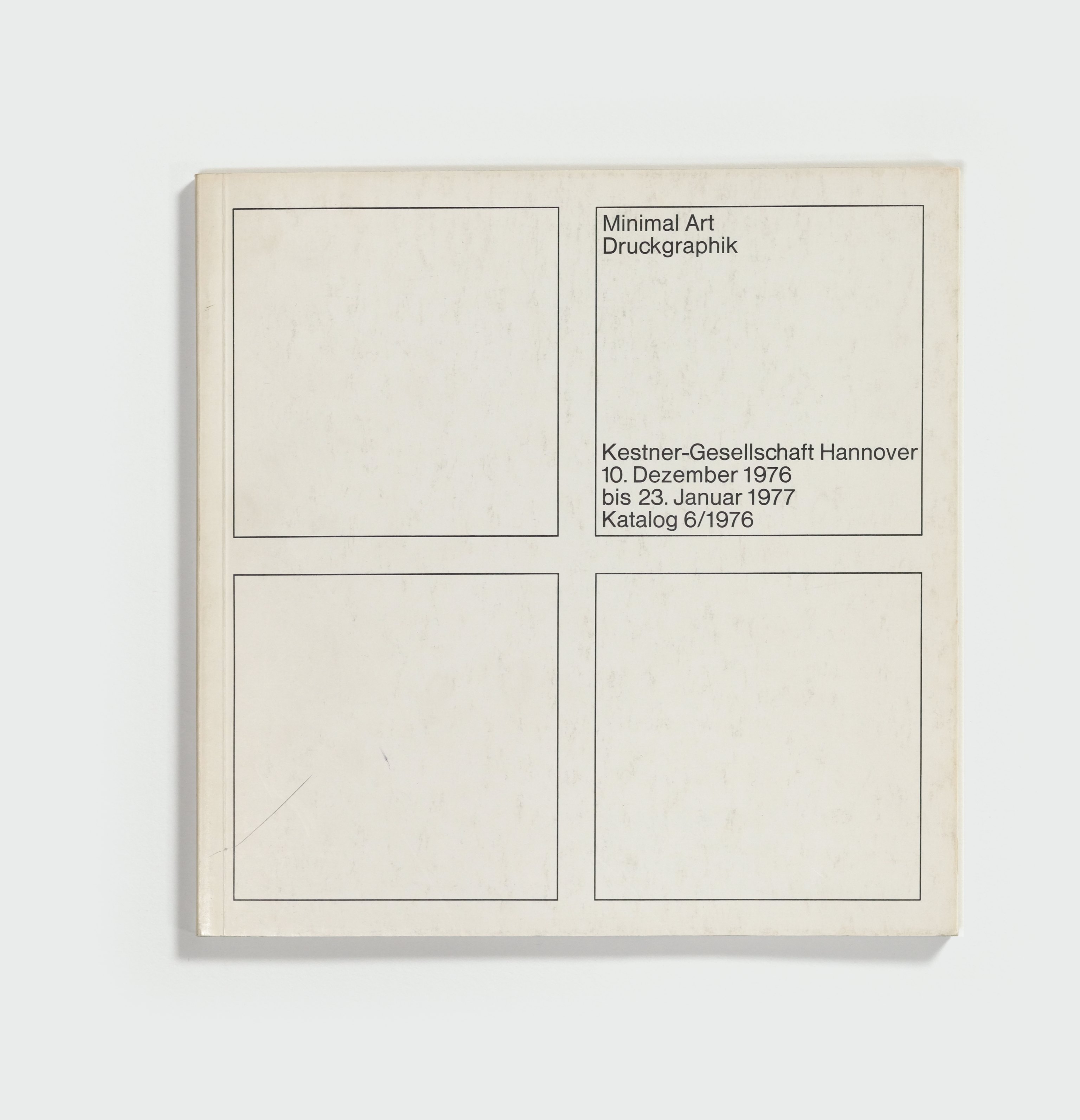 Minimal Art Druckgraphik — cover