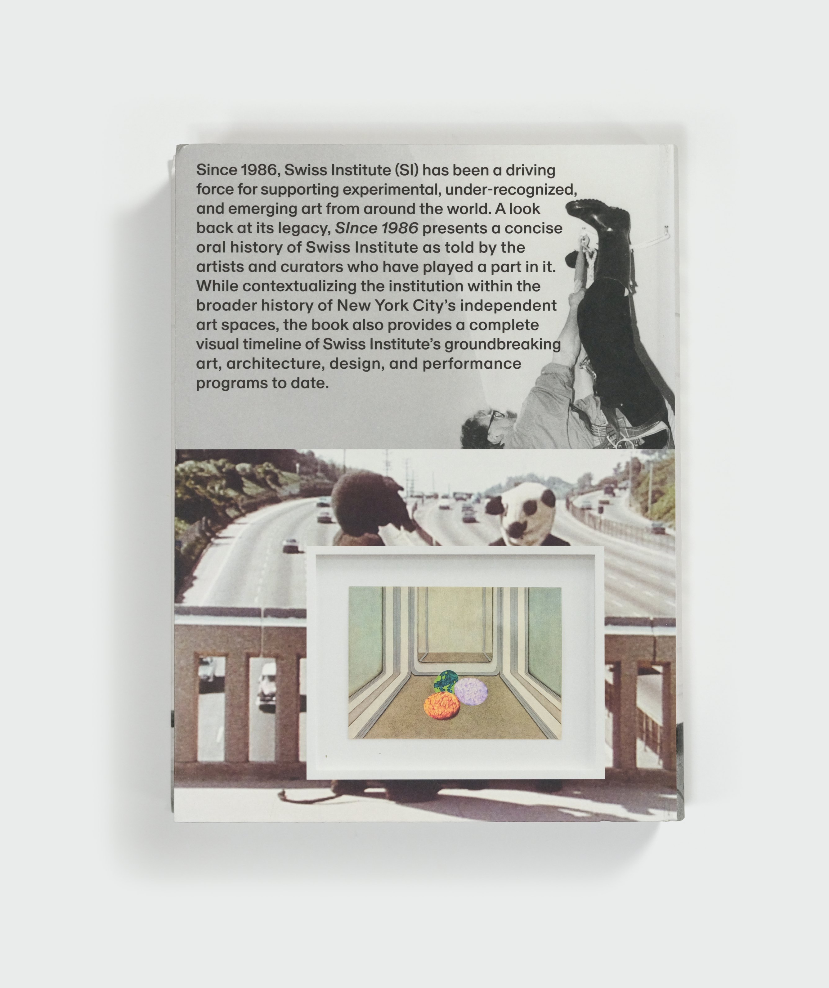 Since 1986: Swiss Institute — back cover