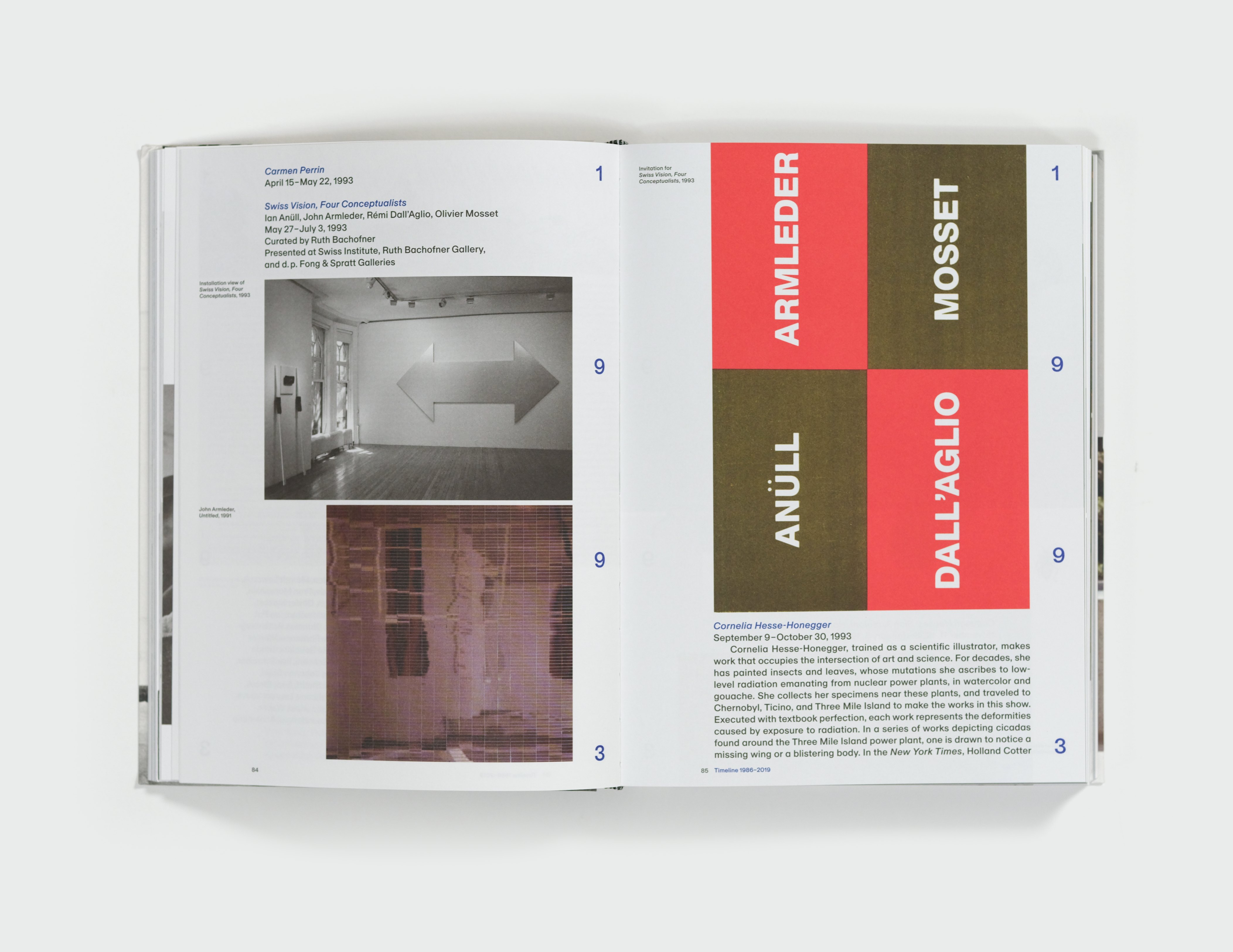 Since 1986: Swiss Institute — spread 3