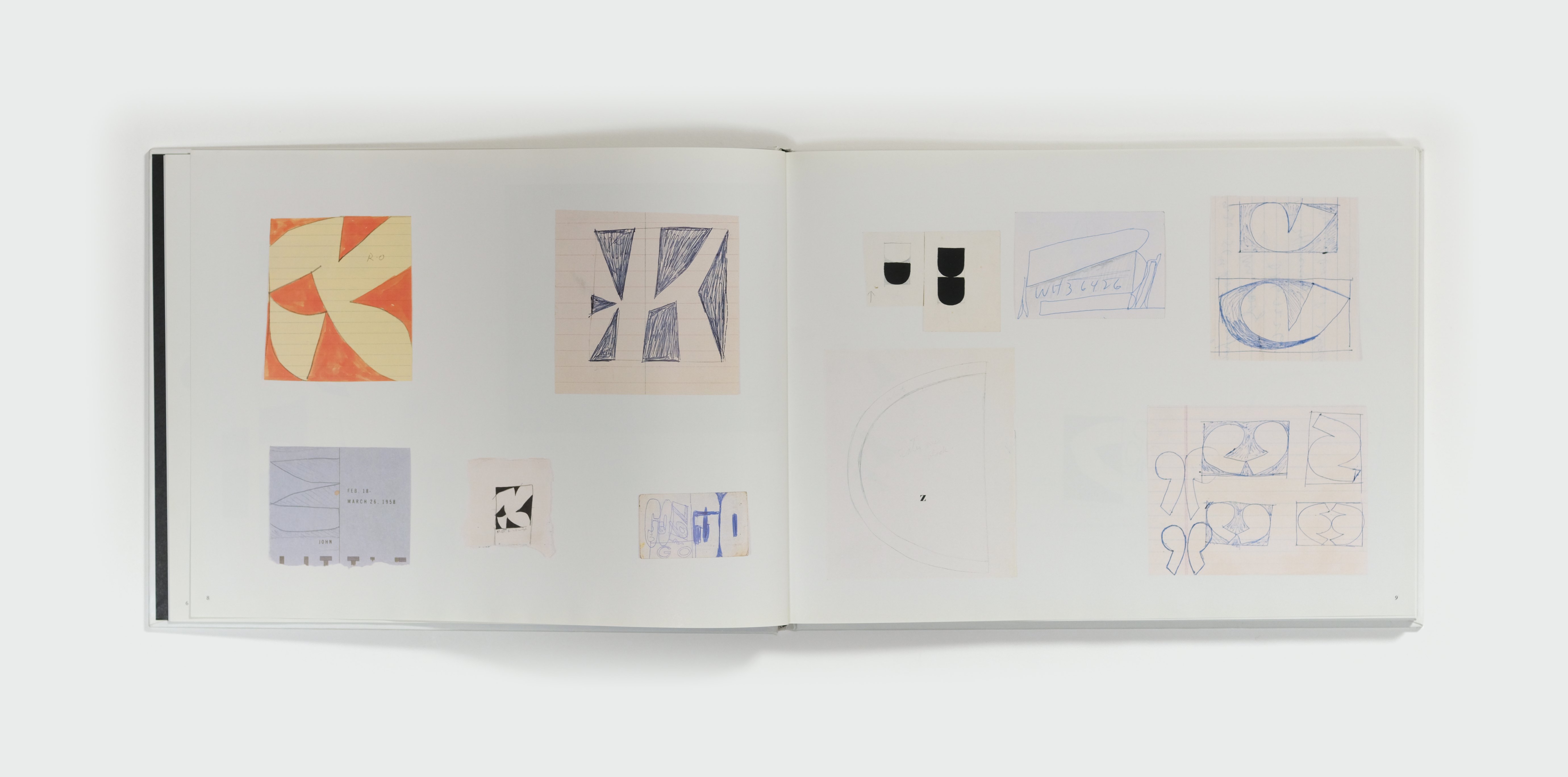 Tablet: 1948-1973 by Ellsworth Kelly — spread 1