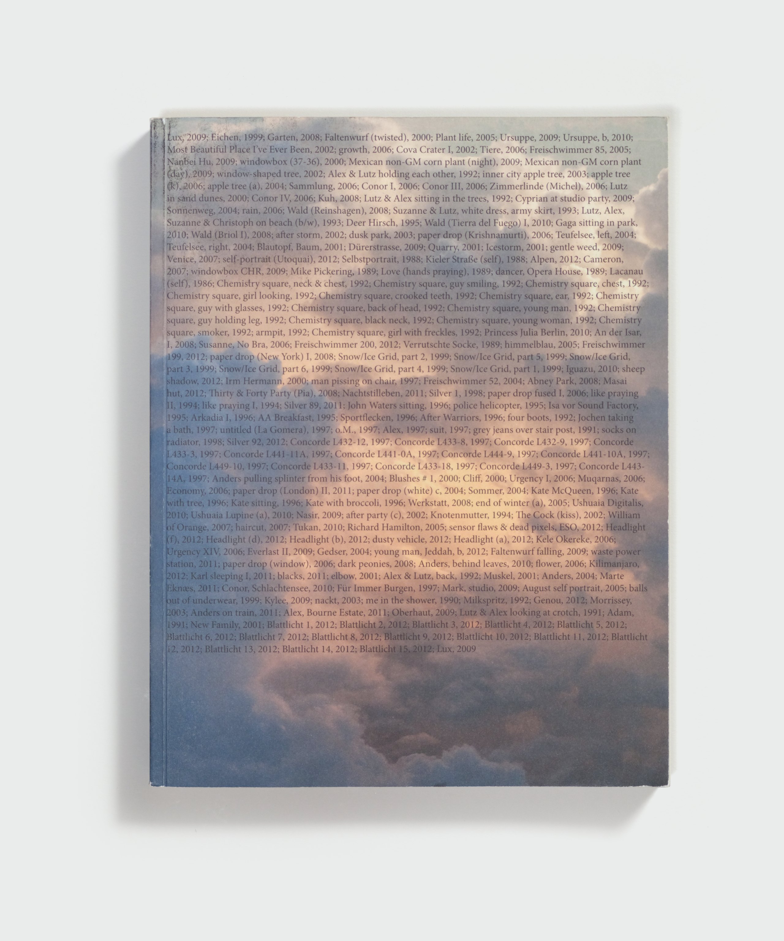 Wolfgang Tillmans by Wolfgang Tillmans — cover