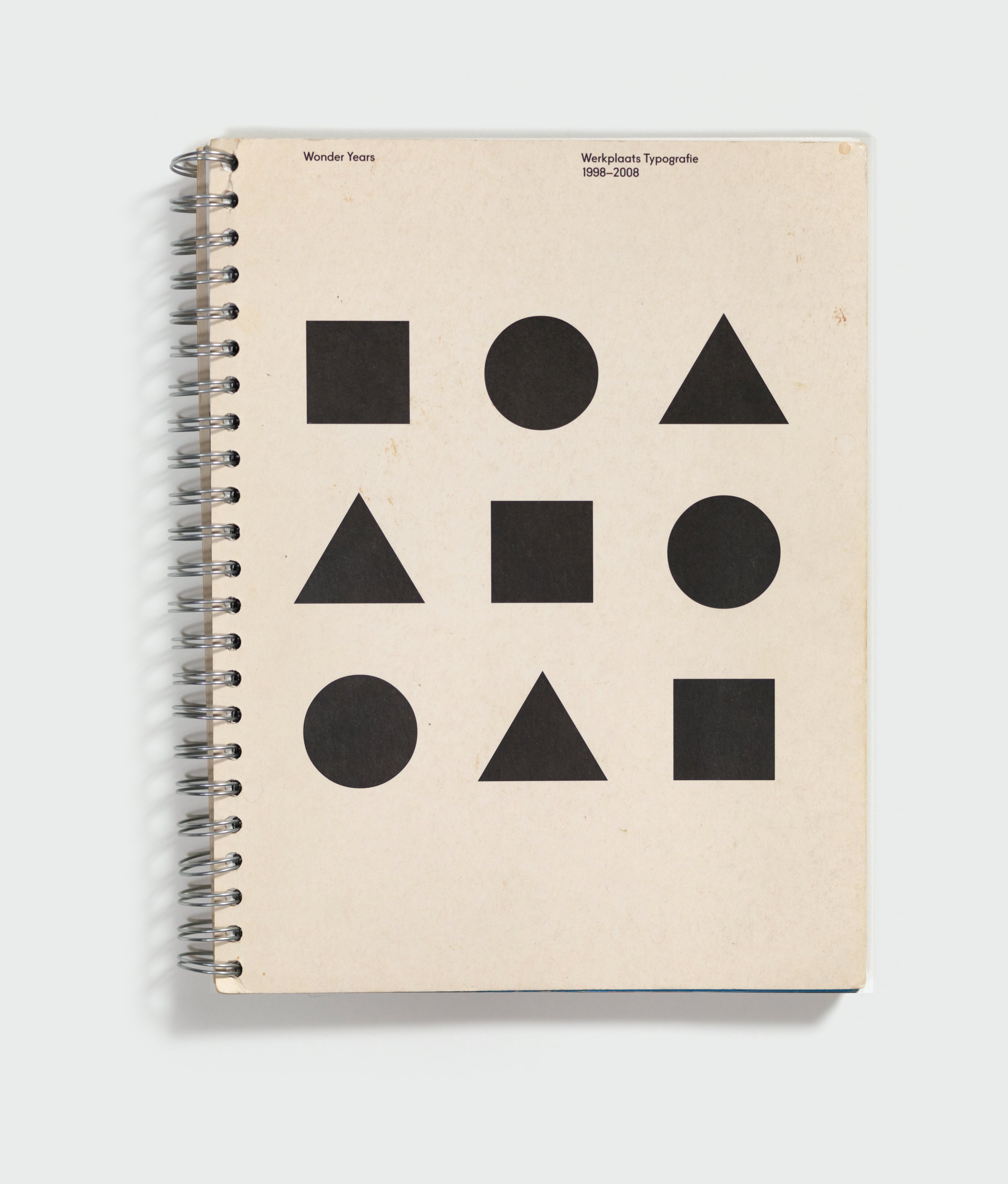 Wonder Years: Werkplaats Typografie 1998–2008 — cover
