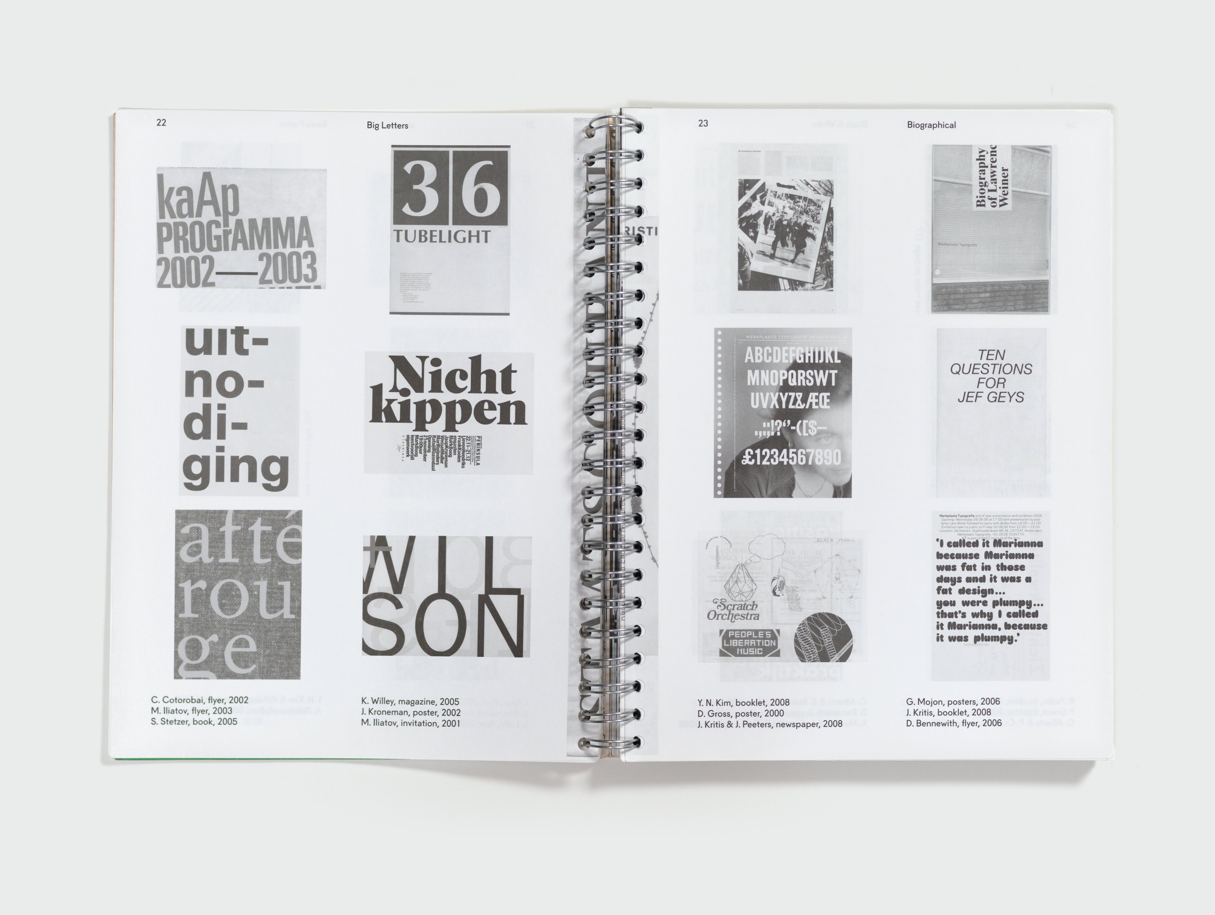 Wonder Years: Werkplaats Typografie 1998–2008 — spread 4
